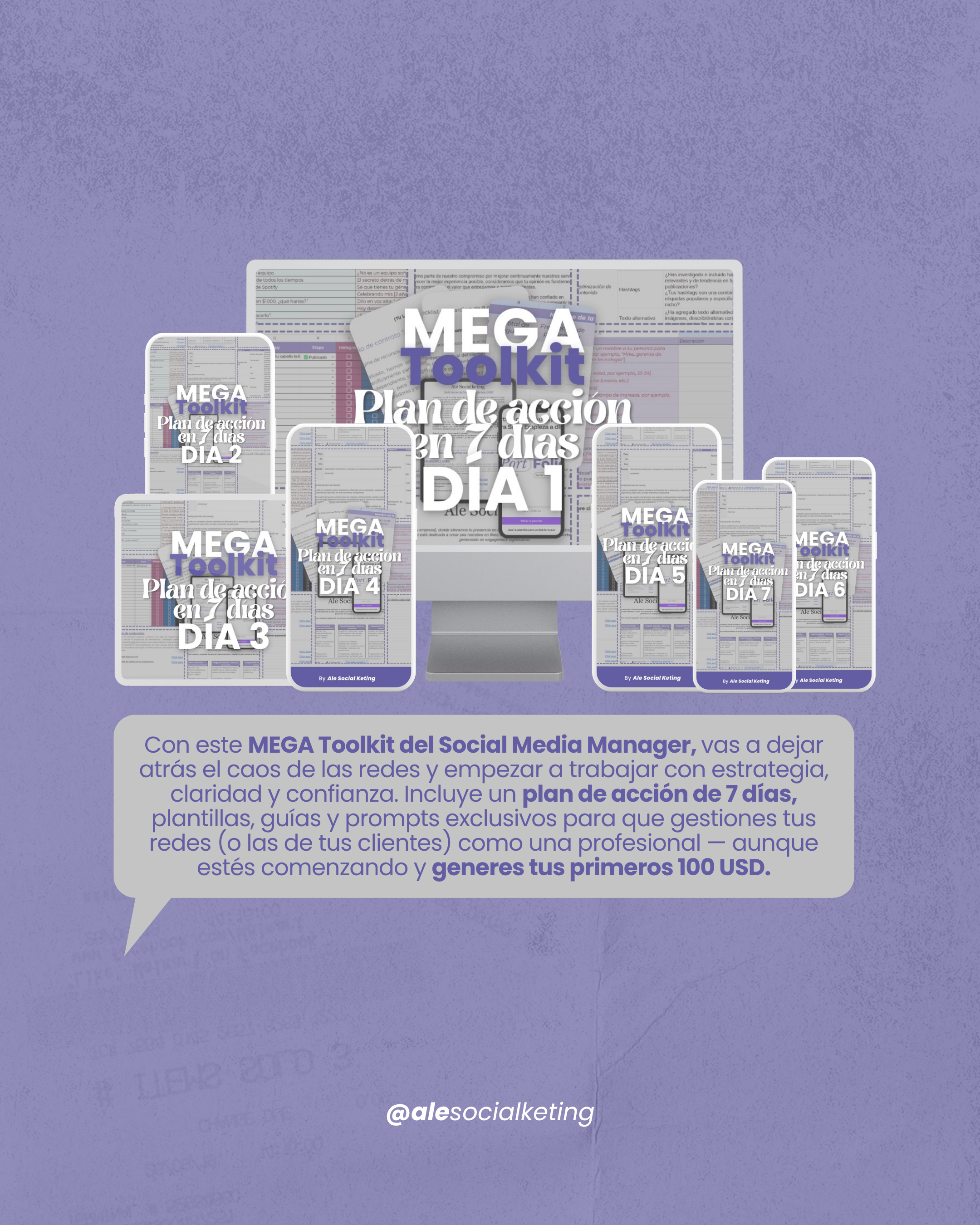 MEGA Toolkit 2.0: aprende a ganar tu primer cliente como SMM en 7 días